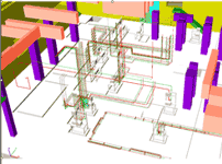 Hydraulic Piping in Cellar